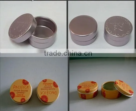Factory price aluminium jars for cosmetic