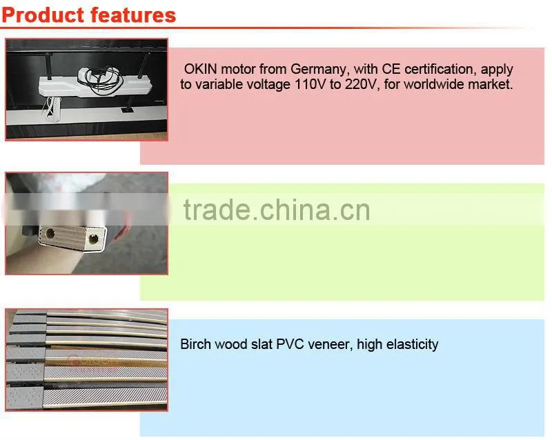 Foshan manufacturer adjustable electric facial bed