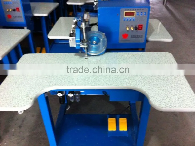 Industrial ultrasonic hot fix rhinestone setting machine for Lady's Dress, lingerie,wedding dress