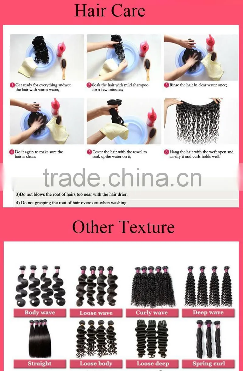 Wholesale 7A European hair extensions Straight wave 100% Human Virgin Hair extensions