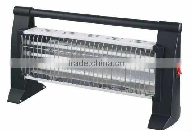 3heating 400W/800W/1200W CE/GS/ROHS safety tip over switch/ electric heater quartz heater for home