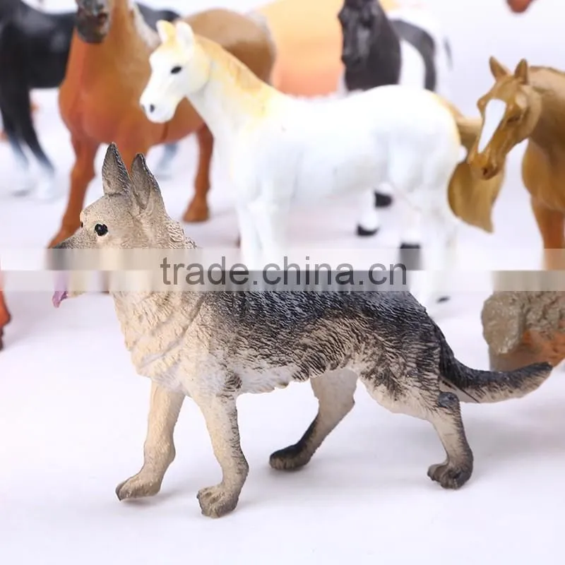 Wholesale plastic animal figurines horse Zoo Animal Horse