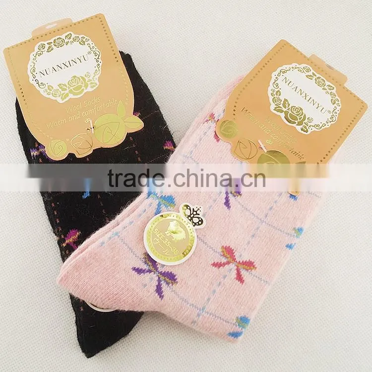 5 Pairs New Women's Winter Cashmere Socks Wool Socks