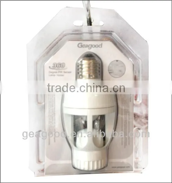 360 degree pir sensor lamp holder