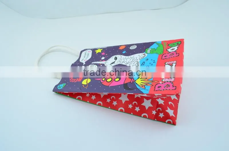 CMYK full color print paper gift bags