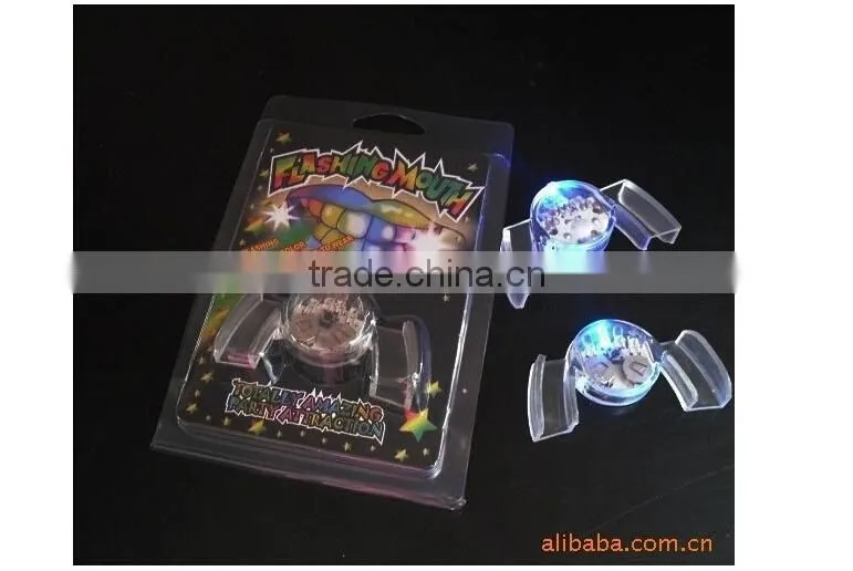 led flashing mouth,mouth light,party toy,Helloween funny toy
