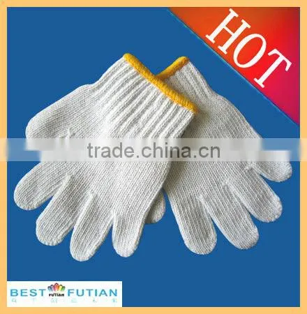 7 gauge safety working glove cotton gloves