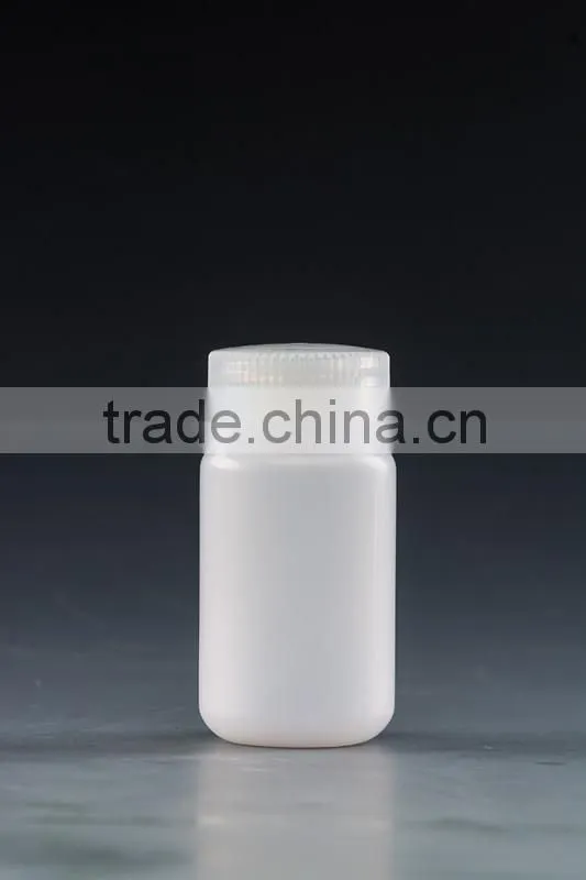 Plastic Bottles, Natural PP Cylinders w/ Screw Caps