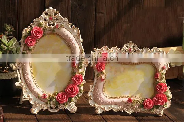 Wooden Photo frame hot selling 2014 new design, wood photo collage frame, picture frame moulding for women's use