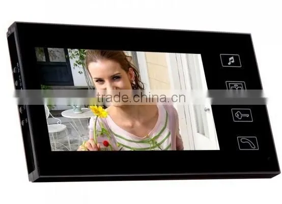 7" Wireless Video Door Phone Doorbell Intercom System With Ir Camera Rainproof US/UK/AU/EU Adapter