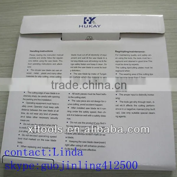 Hukay china circular saw blades & wood saw blades