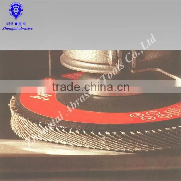 40#-1000# 4''--7''aluminum oxide red sand paper with hook and loop