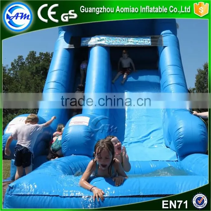 Most funny item water slide giant inflatable slide with pool