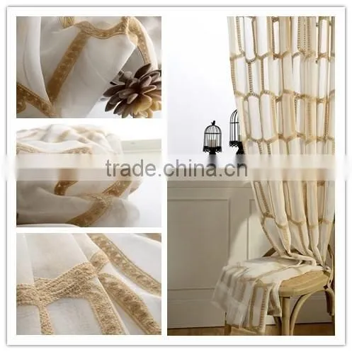 Factory Price Polyester Cotton Curtain Gauze Fabric