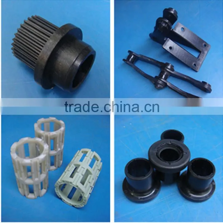 Chinese plastic mould products factory custom plastic peek injection moulding machine spare parts as drawing
