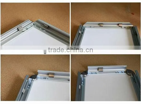 Aluminum profile snap frame