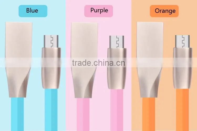 Wholesale Factory Price Charger Cable Ultra Slim Reversible 5pin micro USB cable types