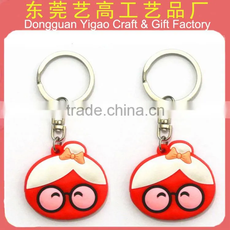 Factory custom soft pvc key chains for premium gifts