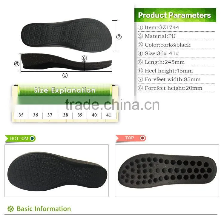 women european size casual durable wedges tpr outsole