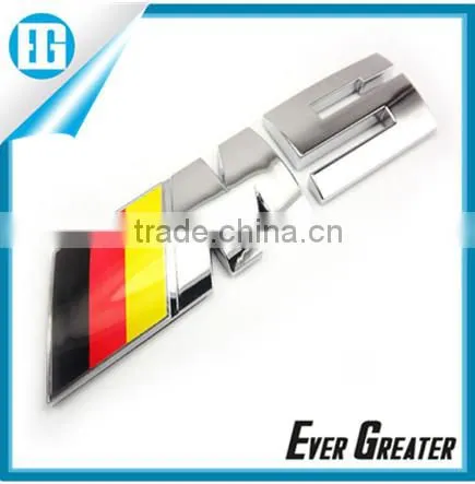 chrome auto customized plastic lighted car emblem logo