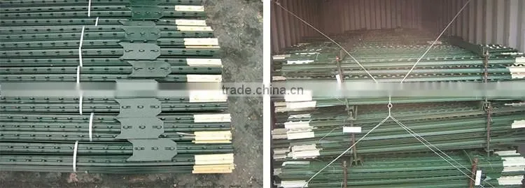 Galvanized Chain Link Fence Posts New Type Use Metal Fences Post