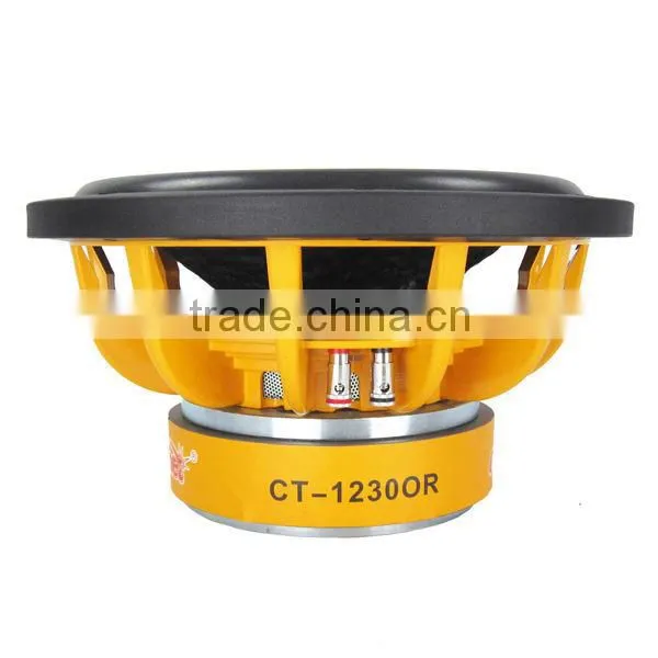 Cometa CT-1230OR 12inch 2000W Orange subwoofer/powered speaker for car/speaker subwoofer 1000w car