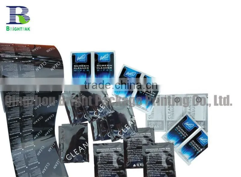 PET laminated Packing Film, film wrapping paper, PET Printed Packing Film Roll, packing film/wet tissues wrapping film roll