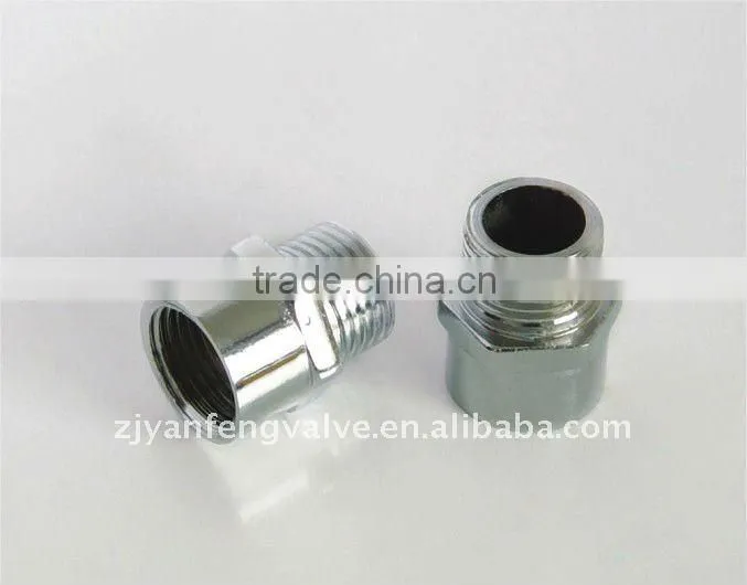 Iron chrome plated male & female coupling