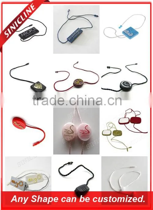 Sinicline Red Blank Plastic Seal Tag In Stock/Cheap Seal tag