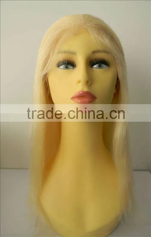 Cosplay long straight hair wig kinky straight brazilian hair