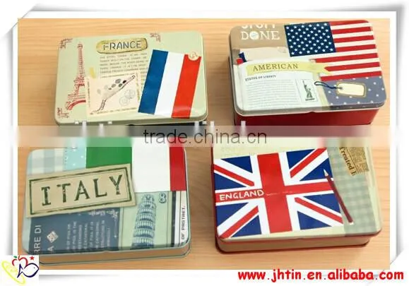 small rectangular tin boxes full color printing alibaba factory china
