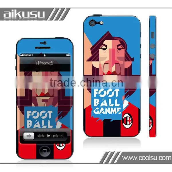 wholesale factory luxury color printing 3M skin covers for iphone 5s 5 case