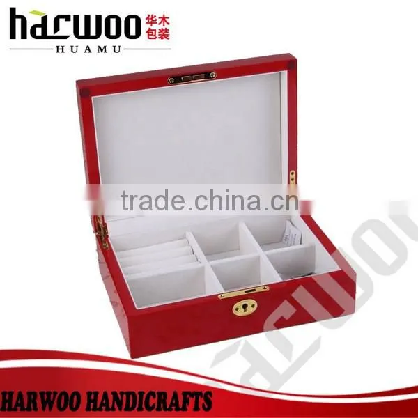 New design Luxury wooden bow tie boxes