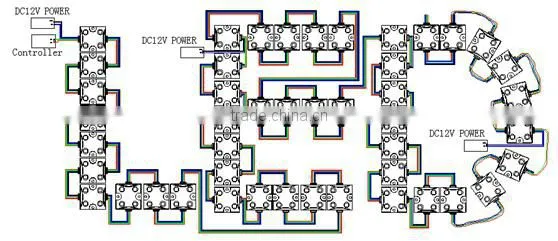 LED injection Module 2/3/4 Chips with IP65 IP67 Waterproof DC 12v LED Module