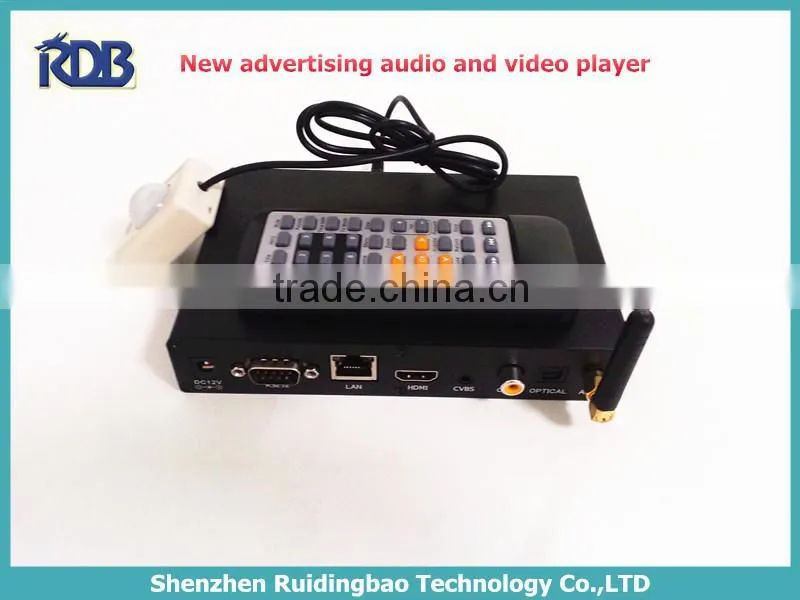 RDB New advertising equipment audio and video player DS009-80