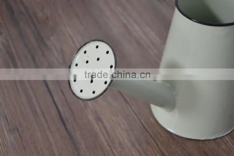 Enamel watering can with customized logo and color