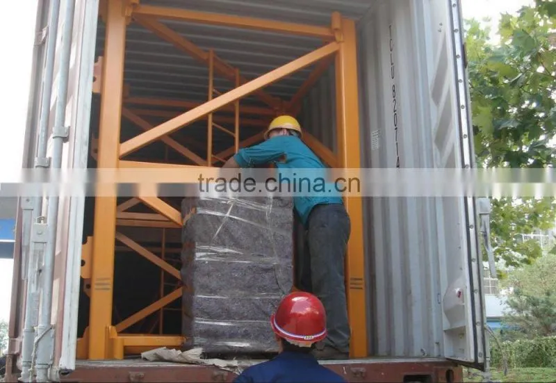 Construction crane machinery and parts on sale promtion,10 tons construction QTZ160 tower crane, traveling tower crane price