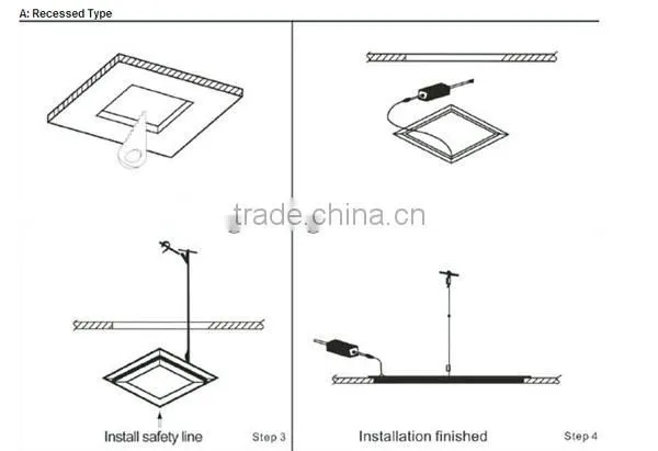 Factory price high quality square dimmable led video panel light 14w 1000lm