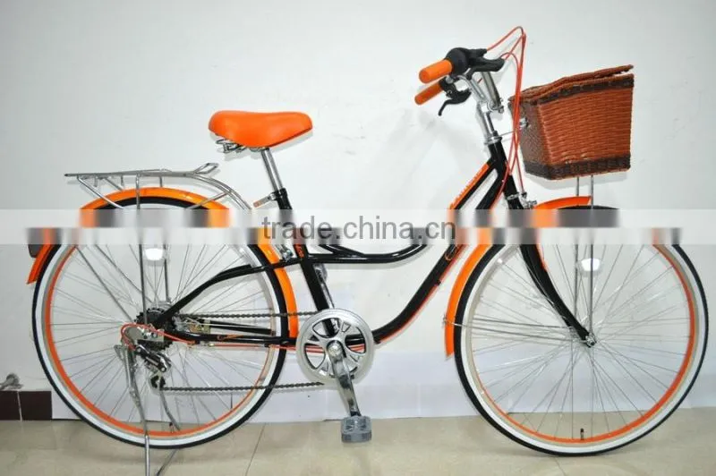 24" 26" Women's Single Speed SHIMANOO 6speed Steel Urban City Bike
