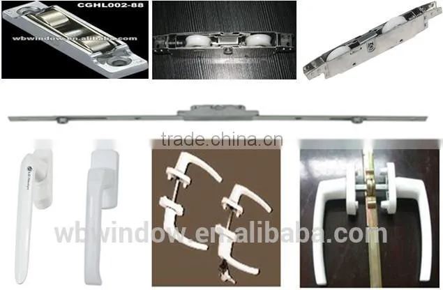 French double glazed PVC/UPVCserise patio sliding glass doors,sliding apartment doors, windows and doors