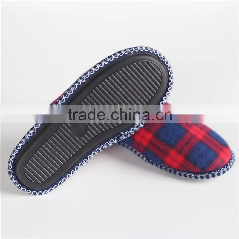 Woman and man single-faced brushed indoor slipper