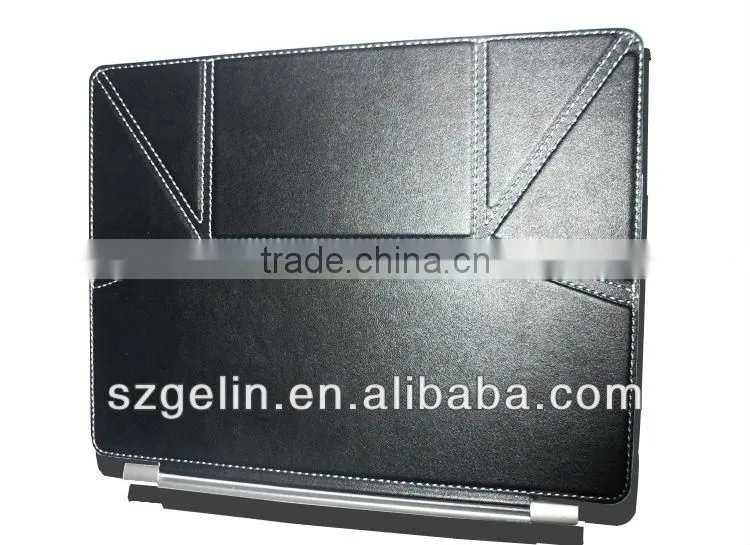 protective pu leather case for apple ipad 2