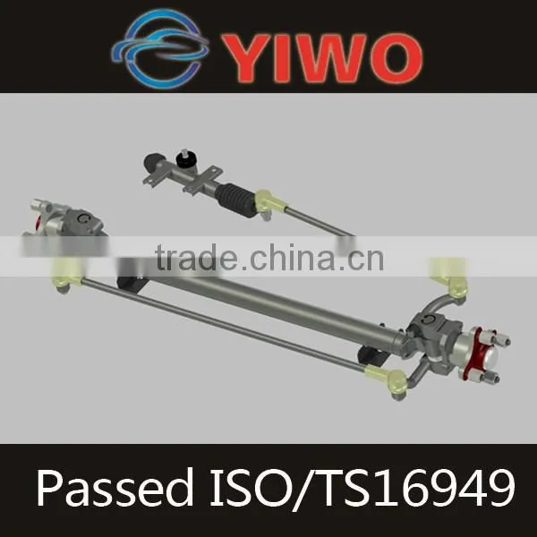 mini electric car electric front axle with disc brake
