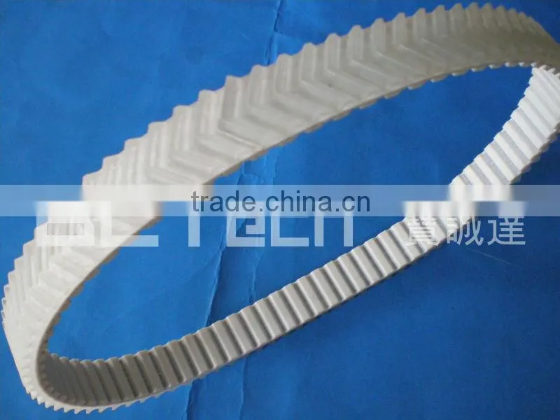 Timing belts with PVC Fish Bone