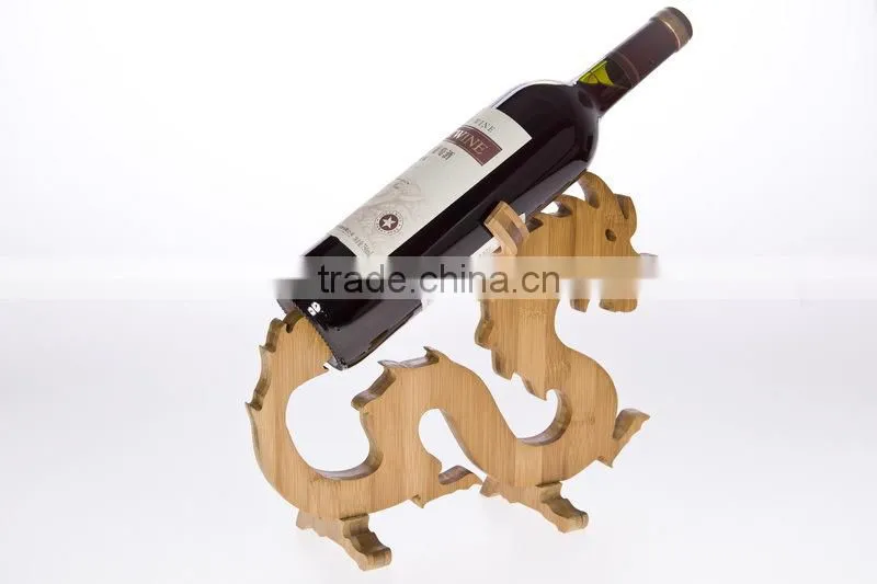 Eco-friendly hot selling high quality novelty bamboo wine bottle holder
