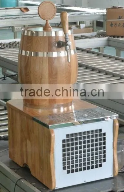 Oak dry cooler overcounter beer cooler