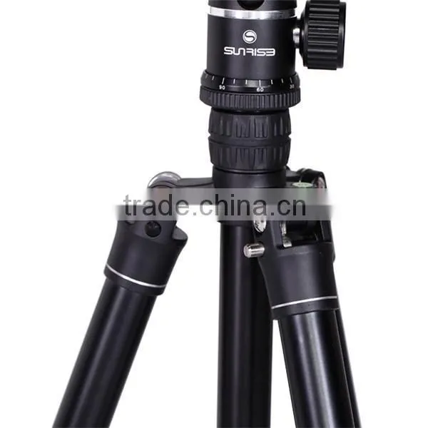 Sunrise Professional 4 section aluminum tripod DSLR tripod Camera Tripod 2016 new professional digital camera tripod
