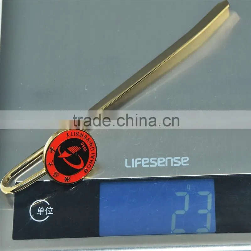 Factory sales cheap custom gold plated gift bookmark metal for shool