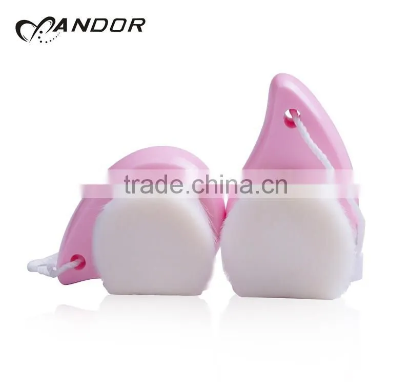 Patent design pink handle andor face cleansing brush