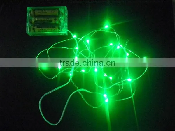 silve/copper wire LED string light for holidays YH-9002F